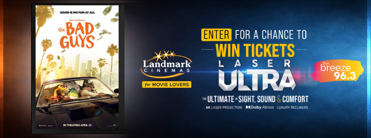 2022-04-22 Breeze Rewards: The Bad Guys At Landmark Cinemas