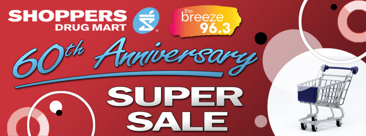 2022-08-30 Breeze Rewards: Shoppers Drug Mart 60th Ann. Super Sale