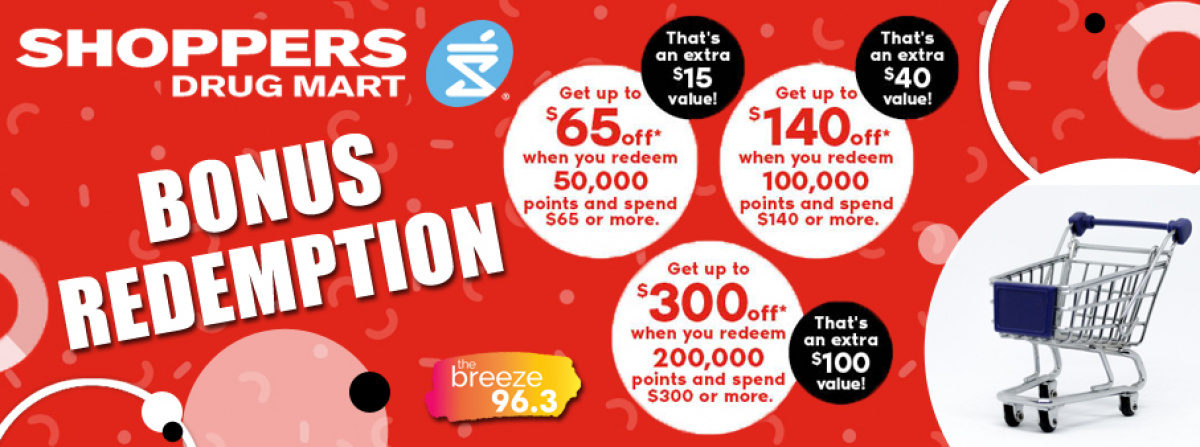 2024-10-28 Breeze Rewards: Shoppers Bonus Redemption Event