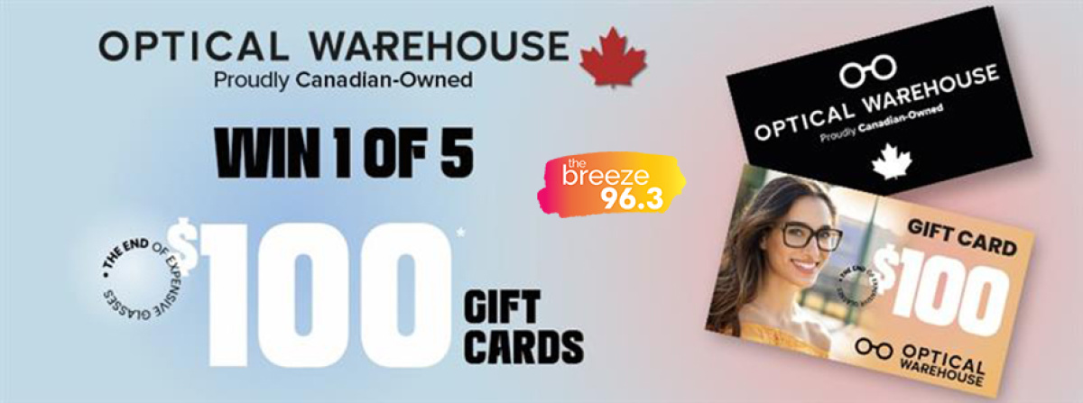 Breeze Rewards: Optical Warehouse Gift Card
